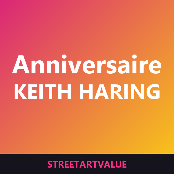 Cartes d'anniversaire Keith Haring sur Amazon