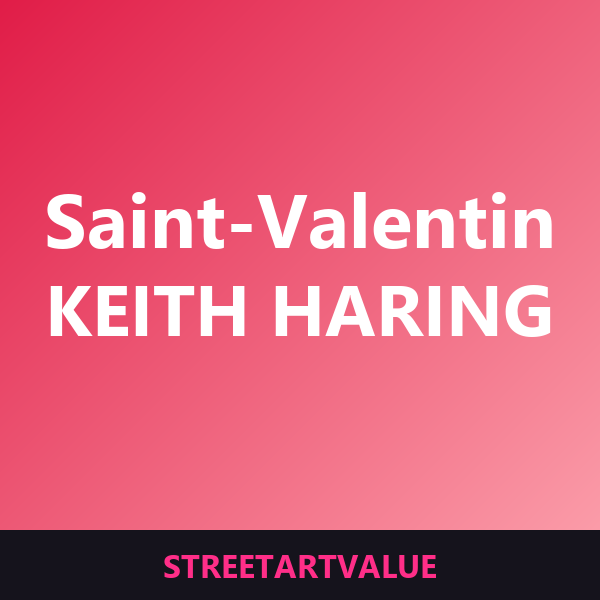 Cartes Saint-Valentin Keith Haring sur Amazon