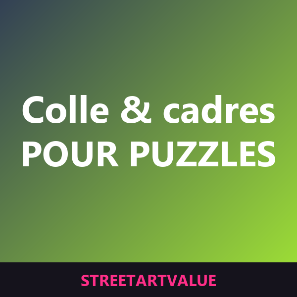 Colle & cadres pour puzzles sur Amazon