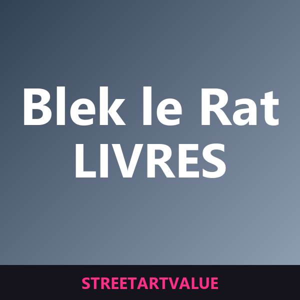 Livres sur Blek le Rat sur Amazon