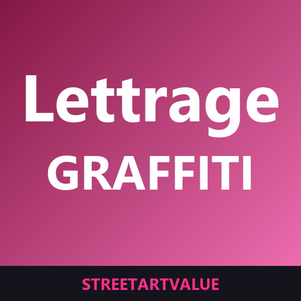 Lettrage graffiti sur Amazon