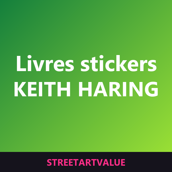 Livres de stickers Keith Haring sur Amazon