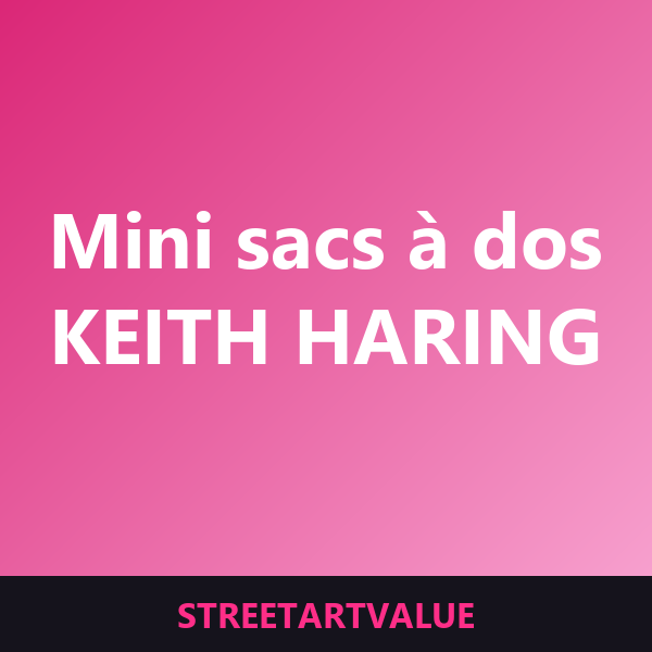Mini sacs à dos Keith Haring sur Amazon