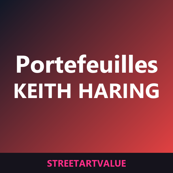 Portefeuilles Keith Haring sur Amazon