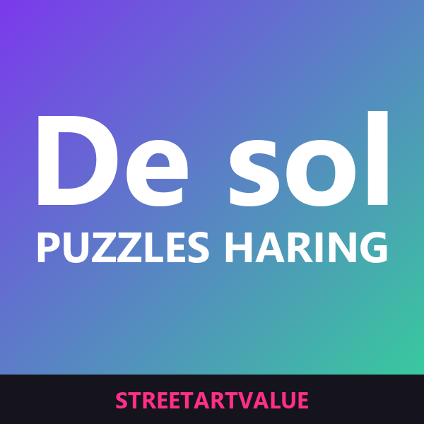 Puzzles de sol Haring sur Amazon