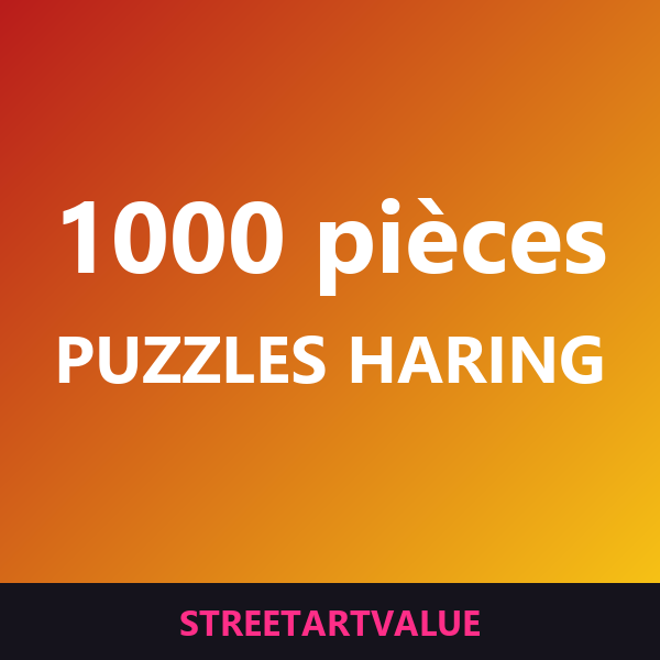 Puzzles Haring 1000 pièces sur Amazon
