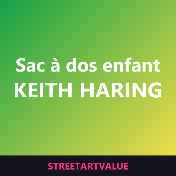 Sacs à dos enfant Keith Haring sur Amazon