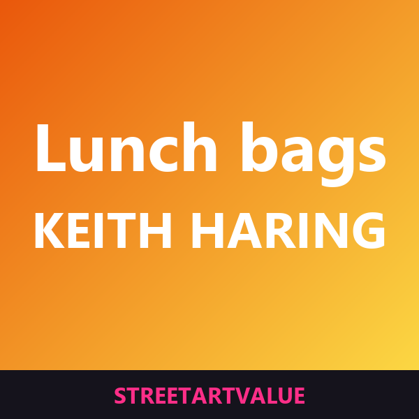 Sacs repas Keith Haring sur Amazon