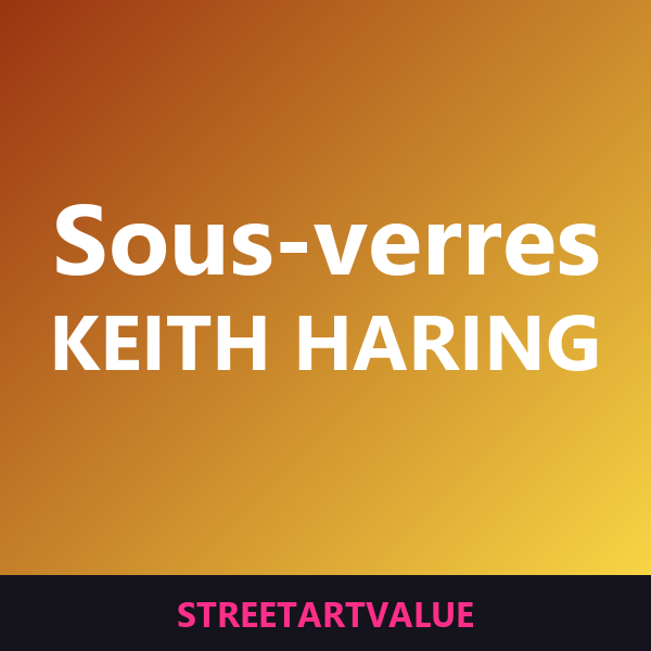 Sous-verres Keith Haring sur Amazon