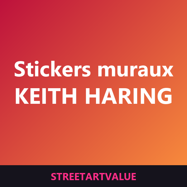 Stickers muraux Keith Haring sur Amazon