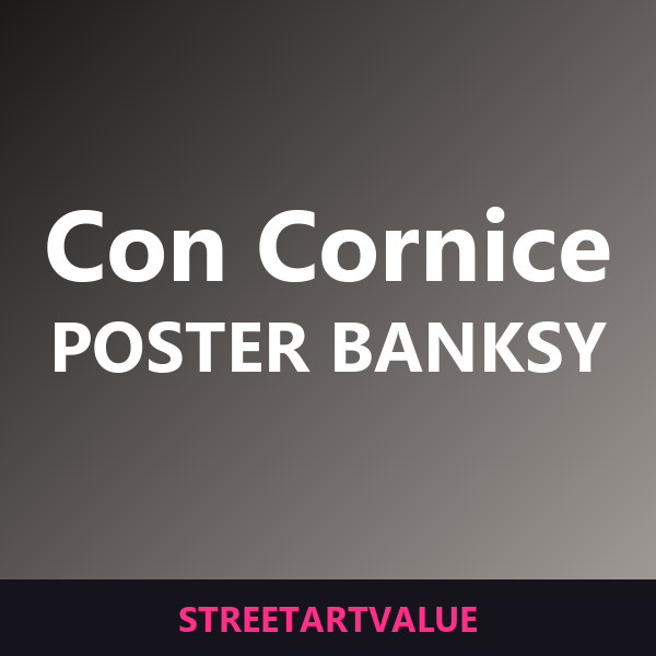 Poster Banksy con cornice su Amazon