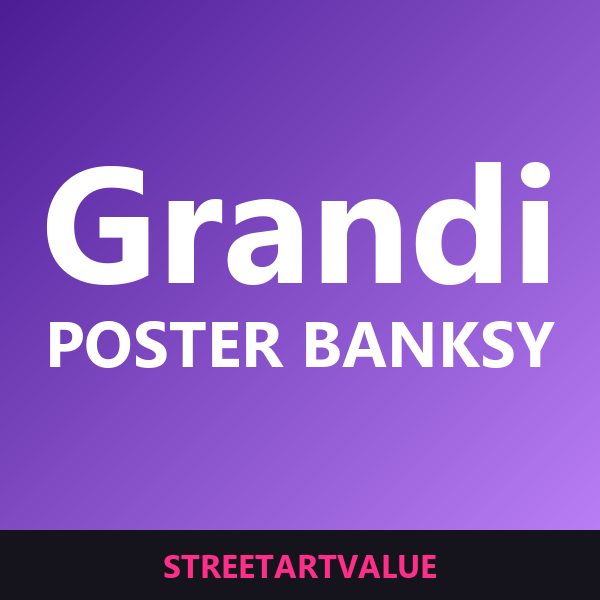 Poster Banksy grandi su Amazon