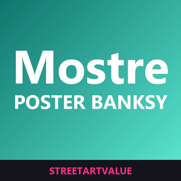 Poster delle mostre su Banksy su Amazon