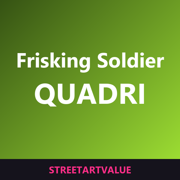 Quadri Girl Frisking Soldier Quadri Girl Frisking Soldier: libri e materiali di street art su Amazon