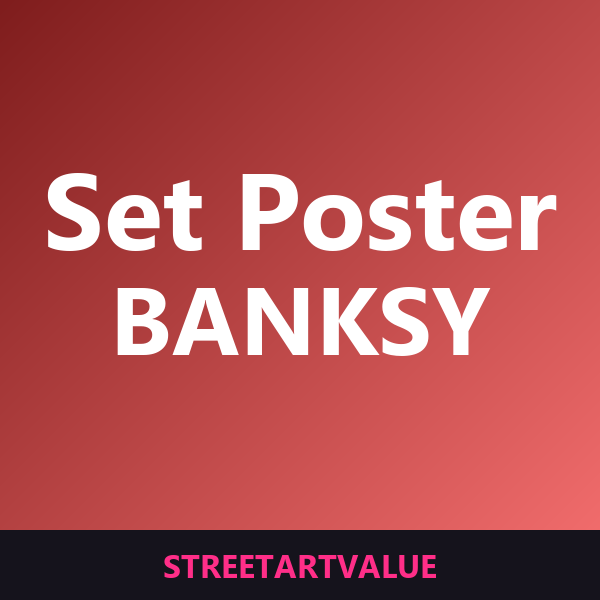Set di poster Banksy su Amazon