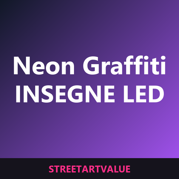 Insegne neon graffiti Insegne neon graffiti: libri e materiali di street art su Amazon
