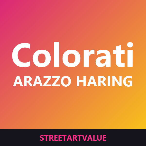 Arazzi Haring colorati Arazzi Haring colorati: libri e materiali di street art su Amazon