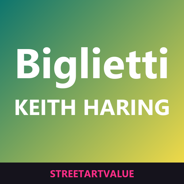 Biglietti Keith Haring con busta su Amazon