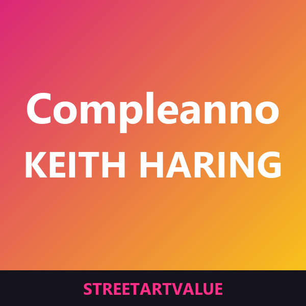 Biglietti di compleanno Keith Haring su Amazon