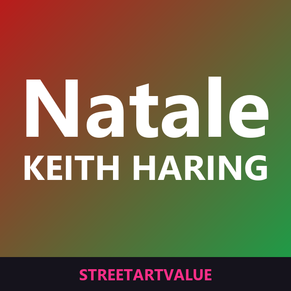 Biglietti di Natale Keith Haring su Amazon