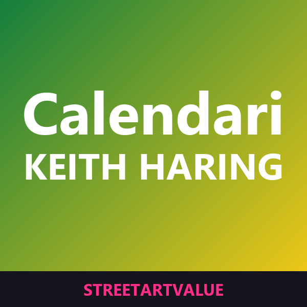 Calendari Keith Haring su Amazon