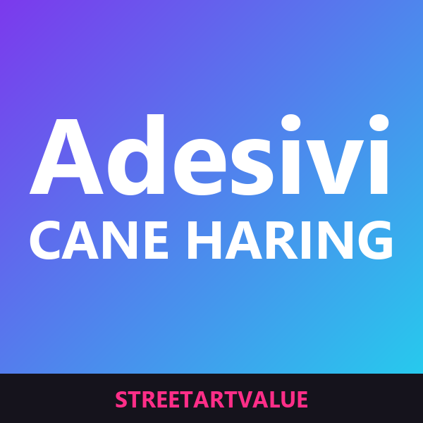 Adesivi cane Keith Haring Adesivi cane Keith Haring: libri e materiali di street art su Amazon