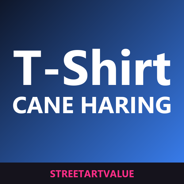 T-shirt cane Keith Haring T-shirt cane Keith Haring: libri e materiali di street art su Amazon