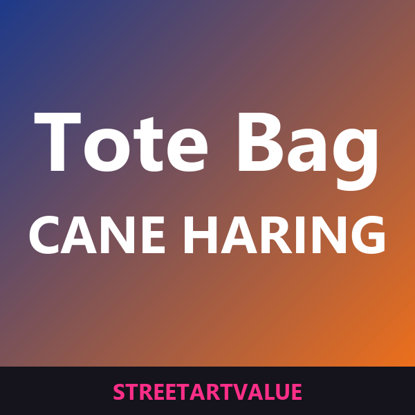 Tote bag cane Keith Haring Tote bag cane Keith Haring: libri e materiali di street art su Amazon