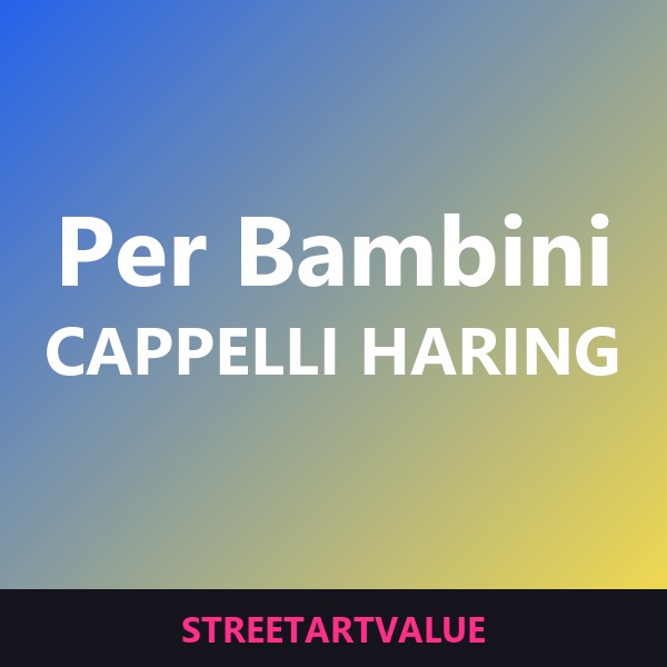 Cappellini Keith Haring per bambini su Amazon