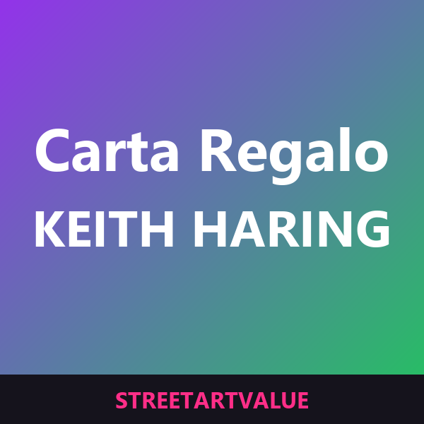 Carta regalo ed etichette Haring su Amazon