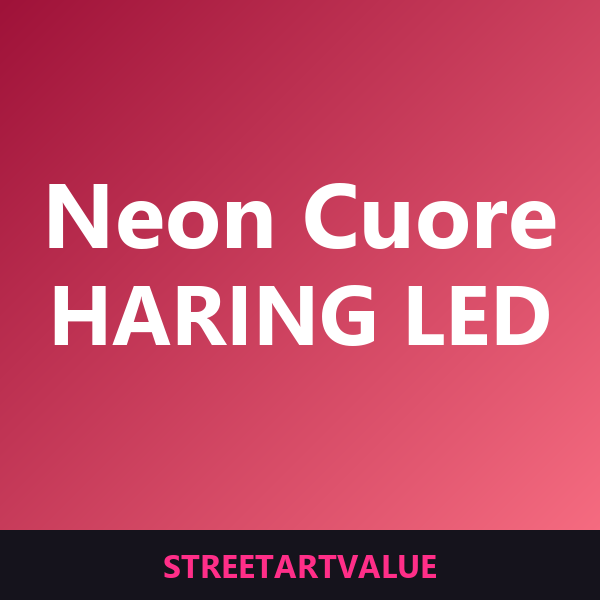 Luci neon cuore Haring Luci neon cuore Haring: libri e materiali di street art su Amazon