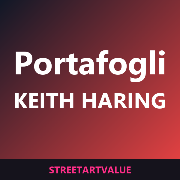 Portafogli Keith Haring su Amazon
