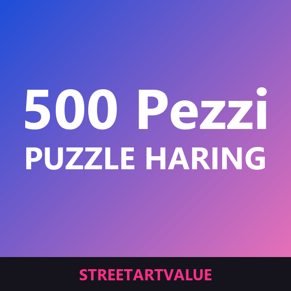 Puzzle Haring da 500 pezzi su Amazon