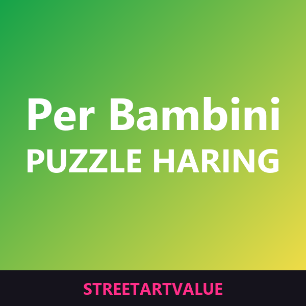 Puzzle Haring per bambini su Amazon