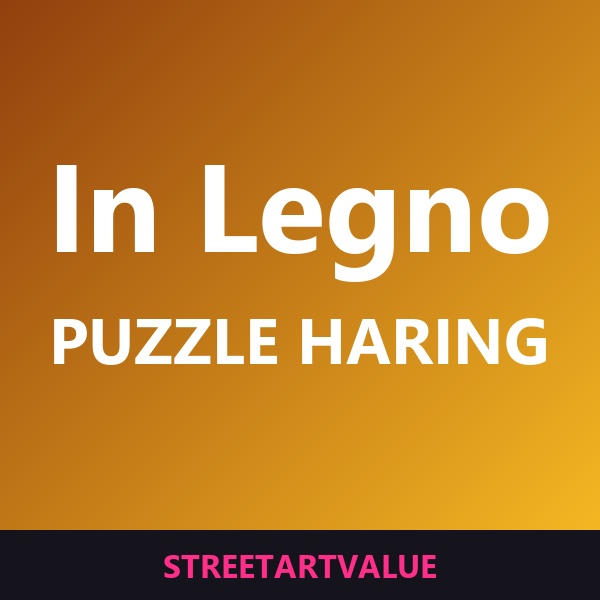 Puzzle Haring in legno su Amazon