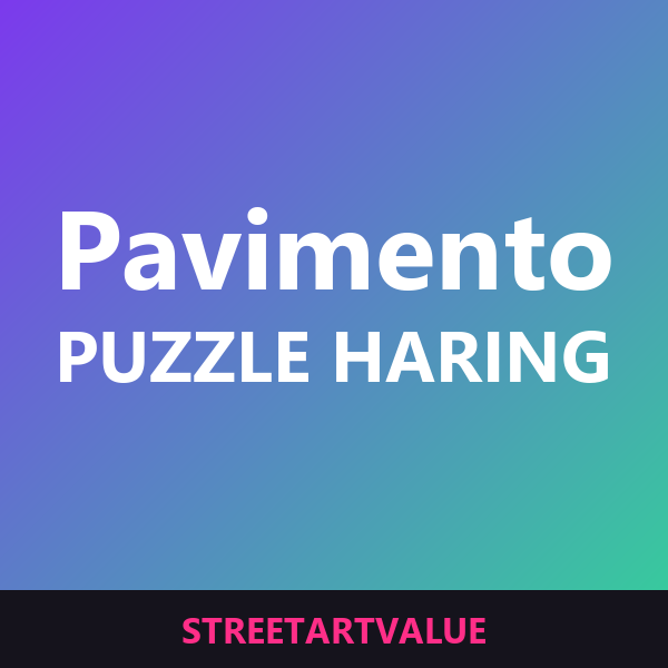 Puzzle da pavimento Haring su Amazon