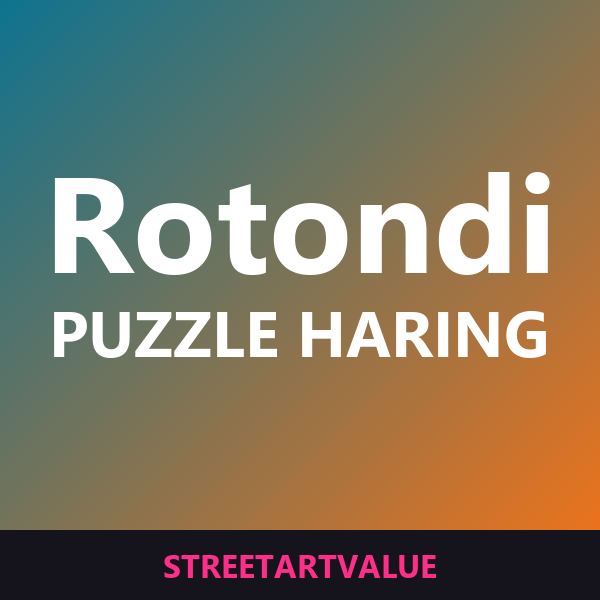 Puzzle rotondi Haring su Amazon