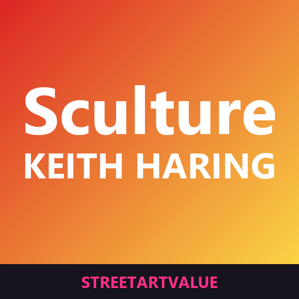 Sculture di figure in stile Haring su Amazon