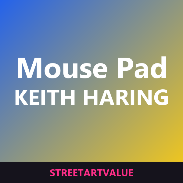Tappetini mouse Keith Haring su Amazon