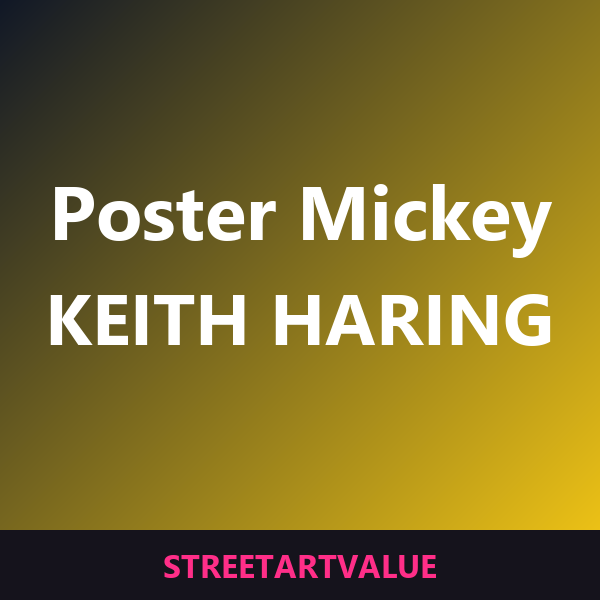 Poster Topolino Haring su Amazon