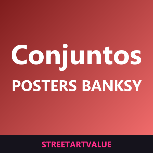 Conjuntos de posters Banksy na Amazon