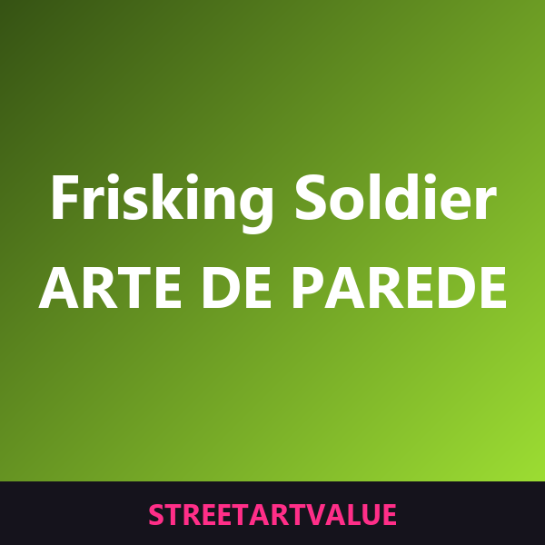 Quadro Girl Frisking Soldier na Amazon