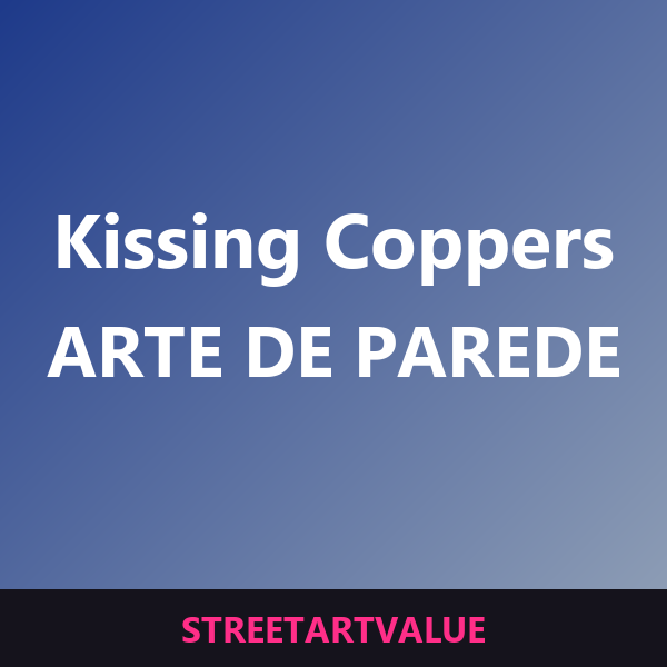 Quadro Kissing Coppers na Amazon
