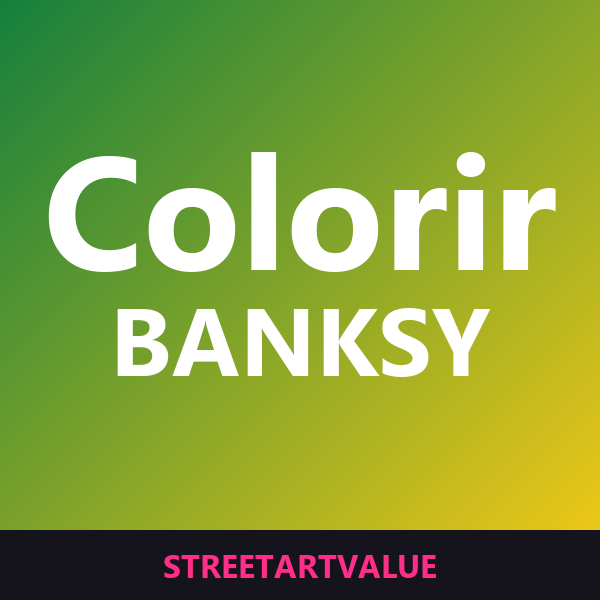 Livros para colorir Banksy na Amazon