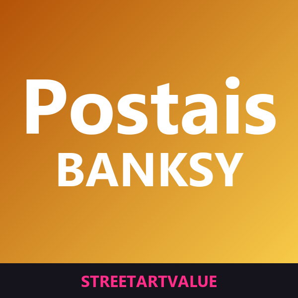 Postais e miniposters Banksy na Amazon