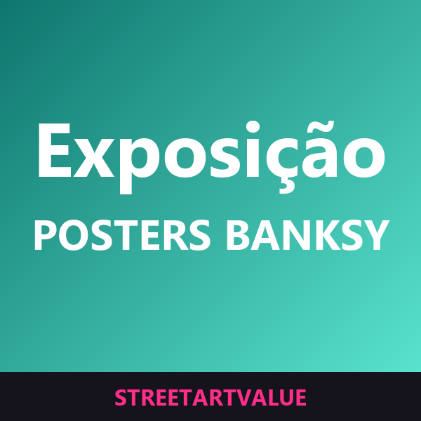 Posters de exposições Banksy na Amazon