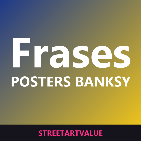 Posters com frases de Banksy na Amazon