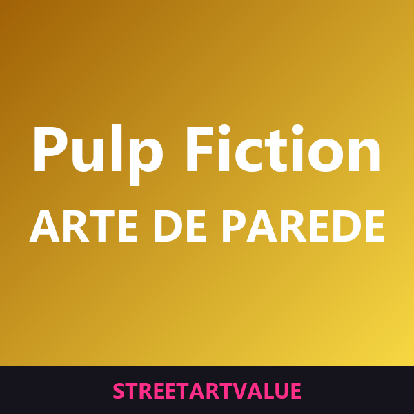 Quadro Pulp Fiction de Banksy na Amazon