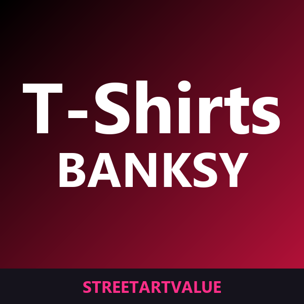 T-shirts e roupa Banksy na Amazon