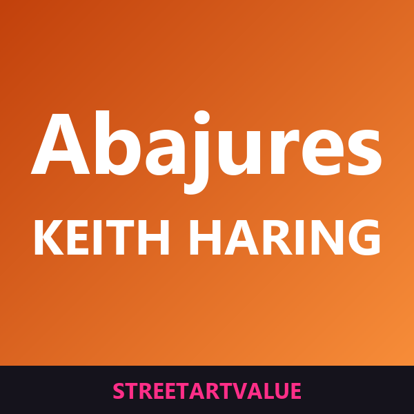 Abajures Keith Haring na Amazon